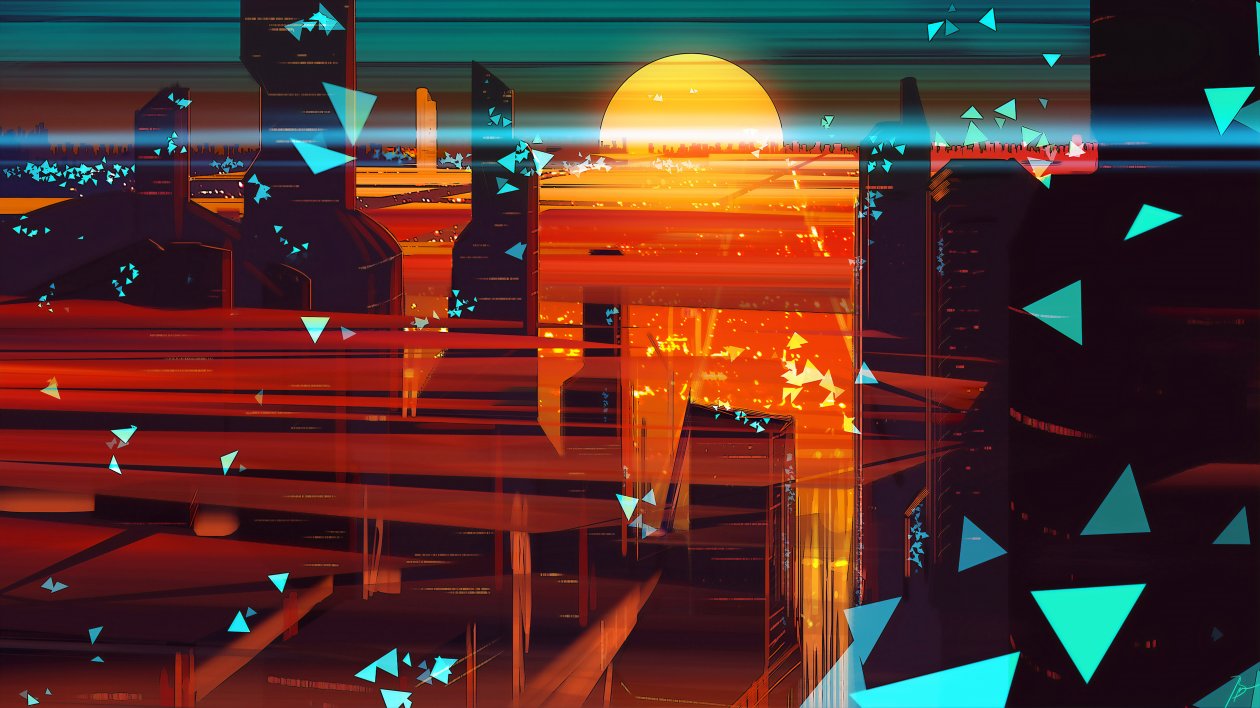 Abstract City 4k