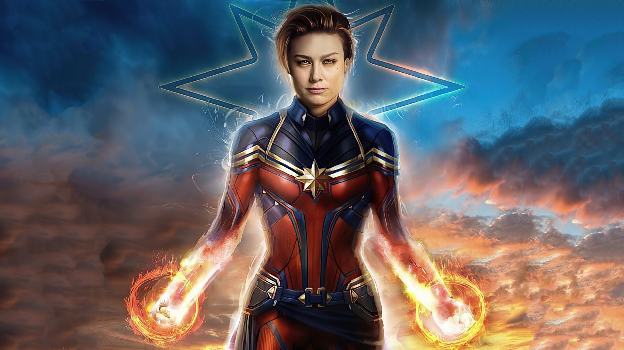 Captain Marvel 2020 4k Brie Larson