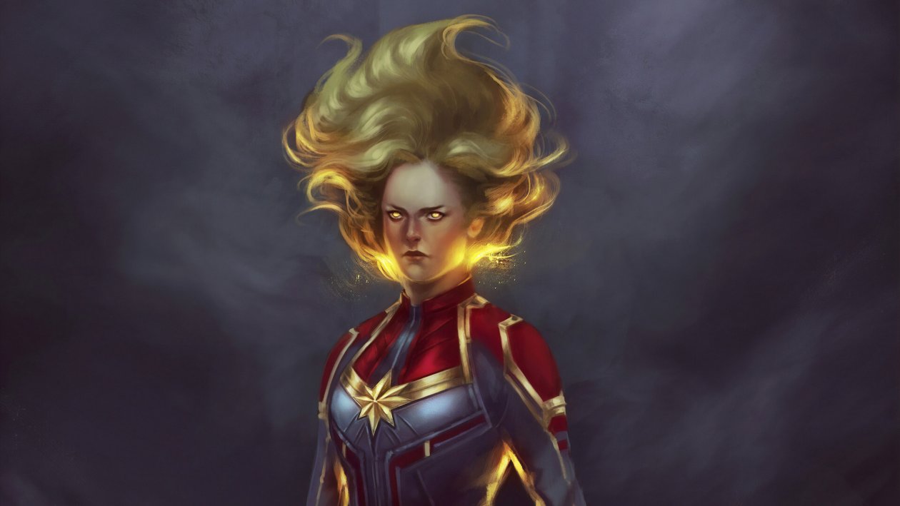 Captain Marvel 4k Newart