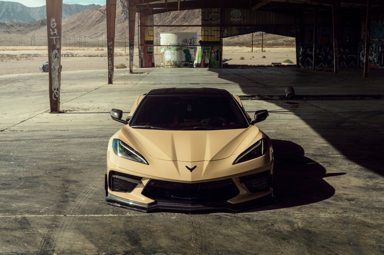 2023 Corvette C8 Sand Vossen Gabes 8k