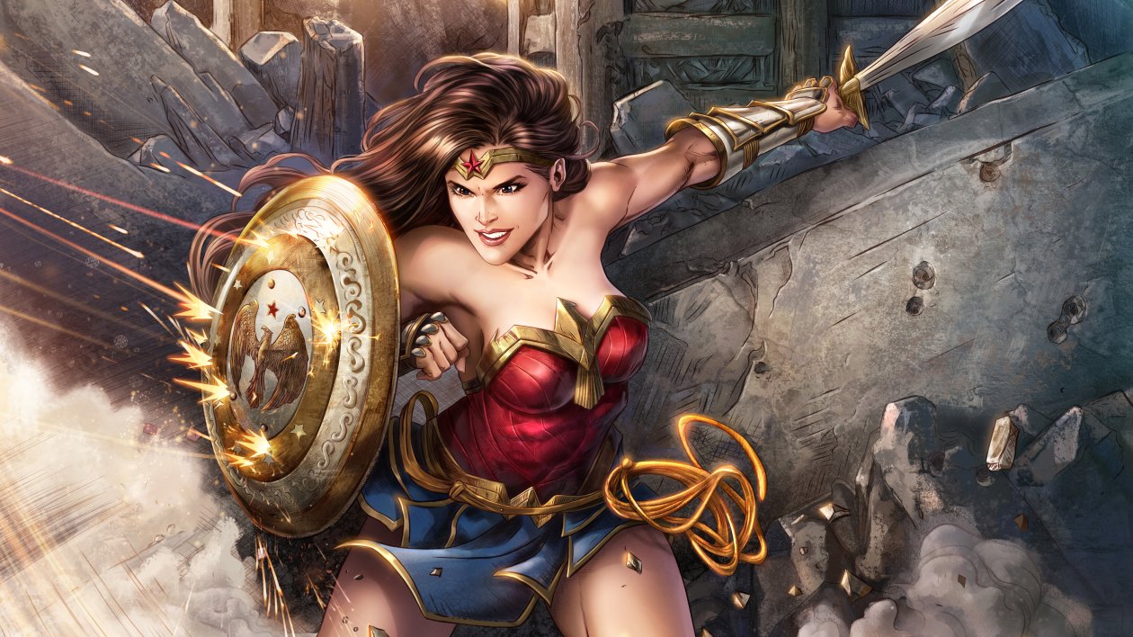 Wonder Woman 5k Digital Artwork