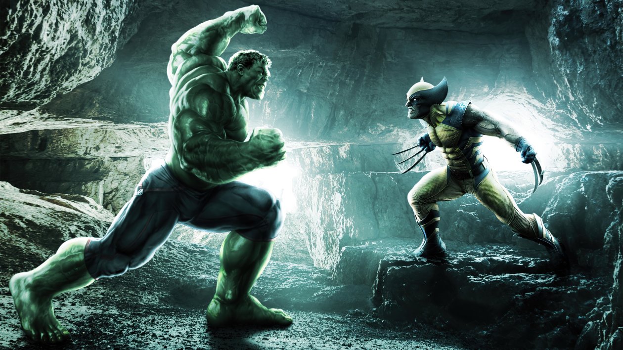 Hulk Vs Wolverine War 4k