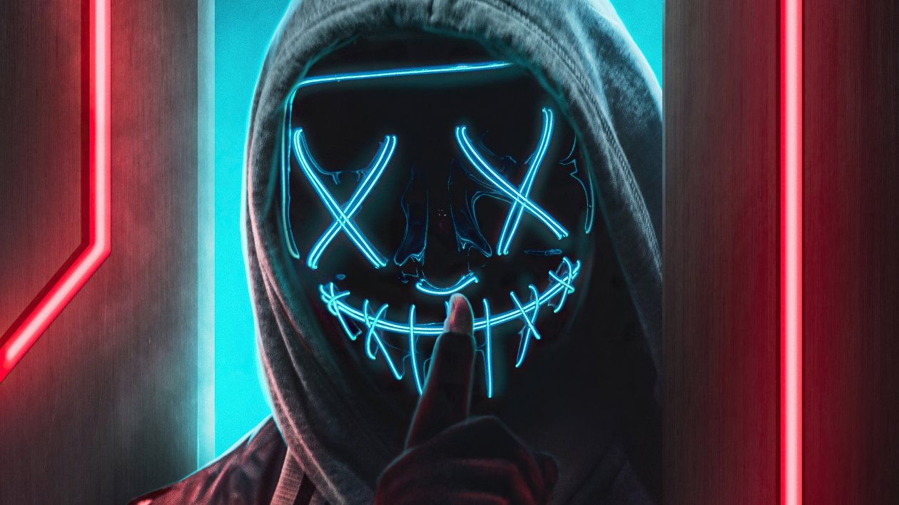 Ssh Mask Glowing Boy 4k