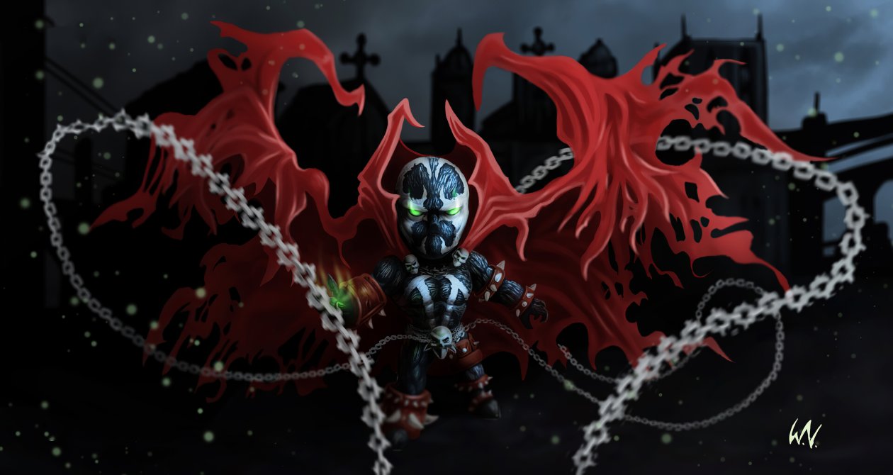 Chibi Spawn 4k