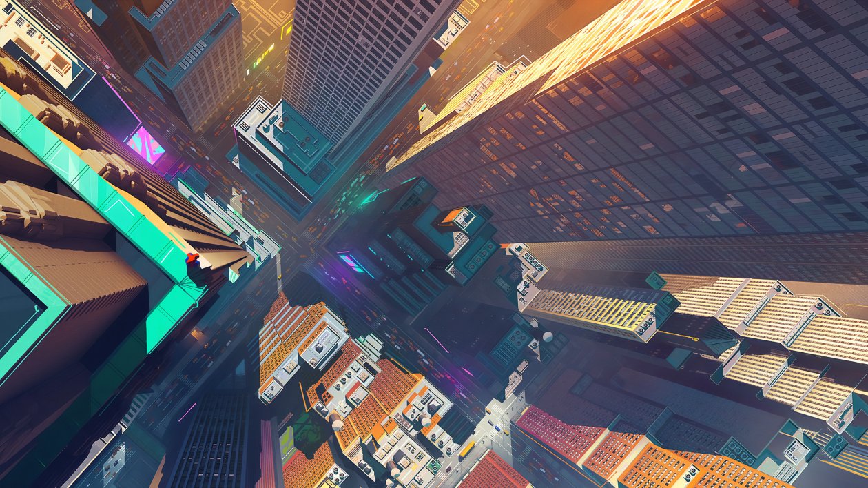 Spiderman City 4k