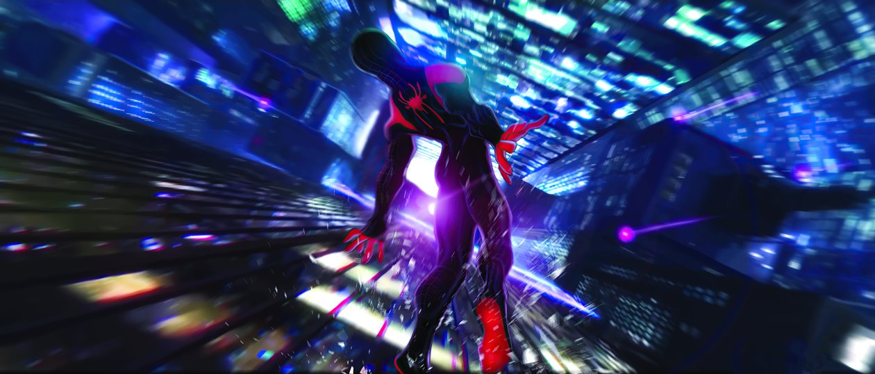 Spider Man Fall 4k