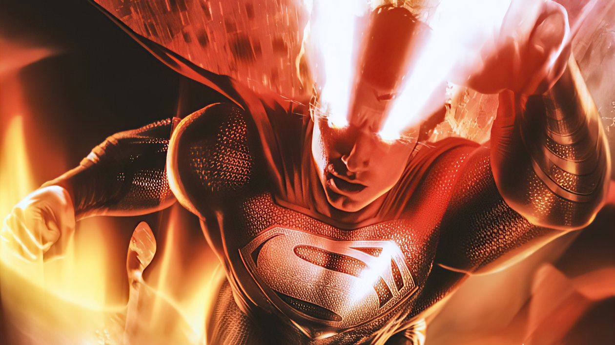 Black Superman Laser Eye
