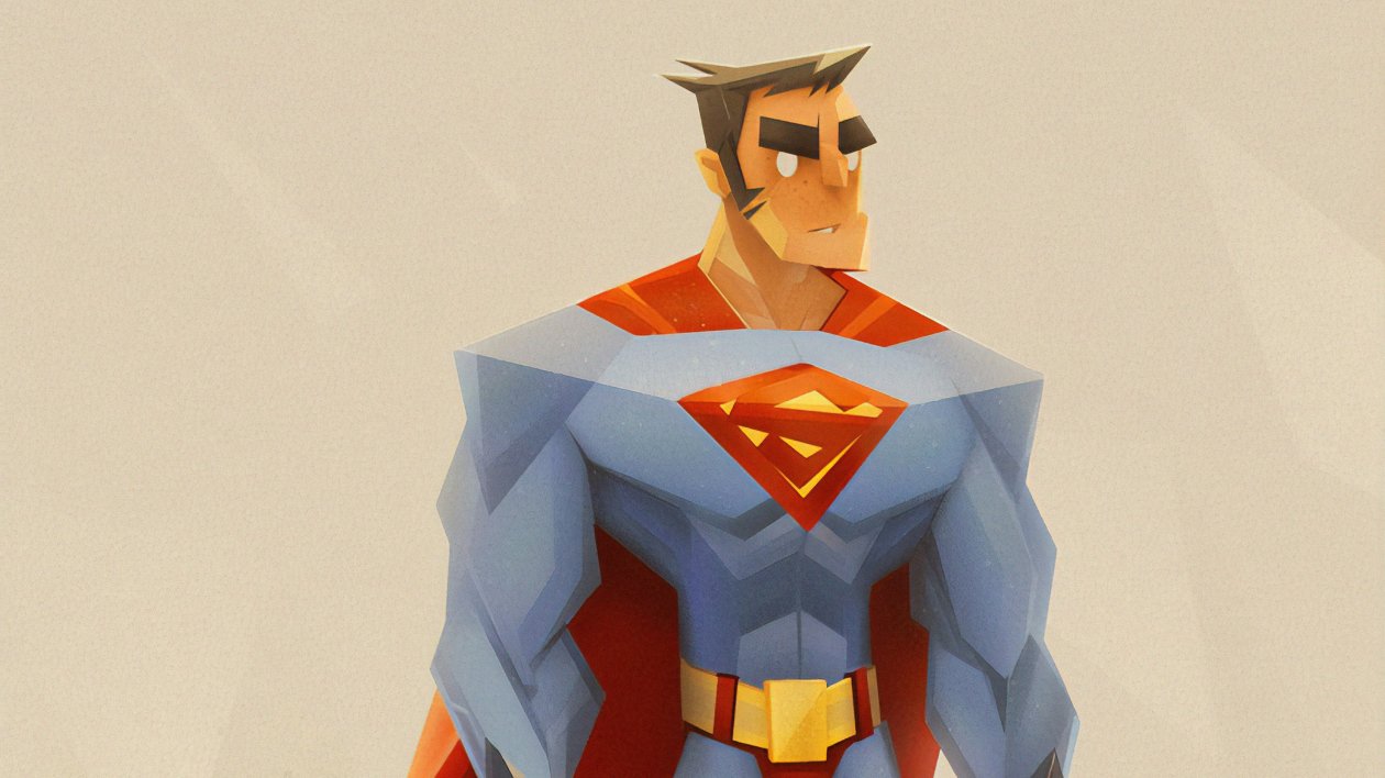 Superman Fun Art 4k