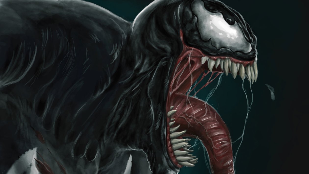 Venom Closeup Art