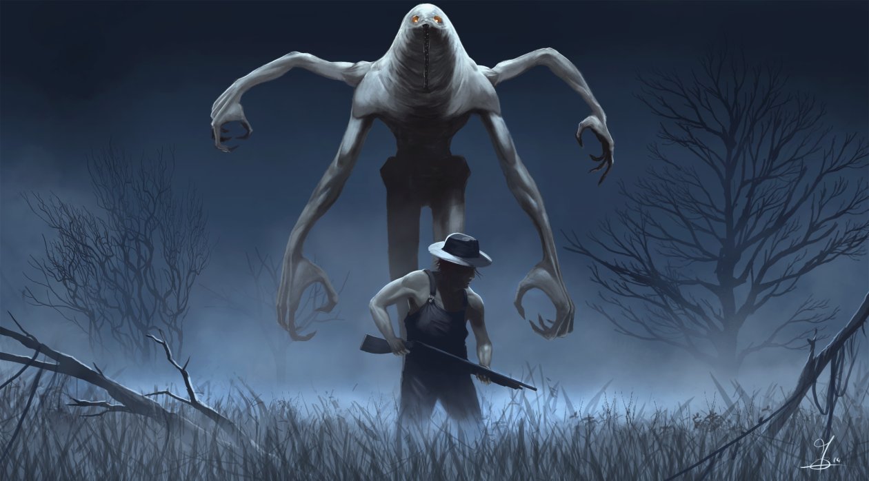 Nightmare In Blue Artwork 4k