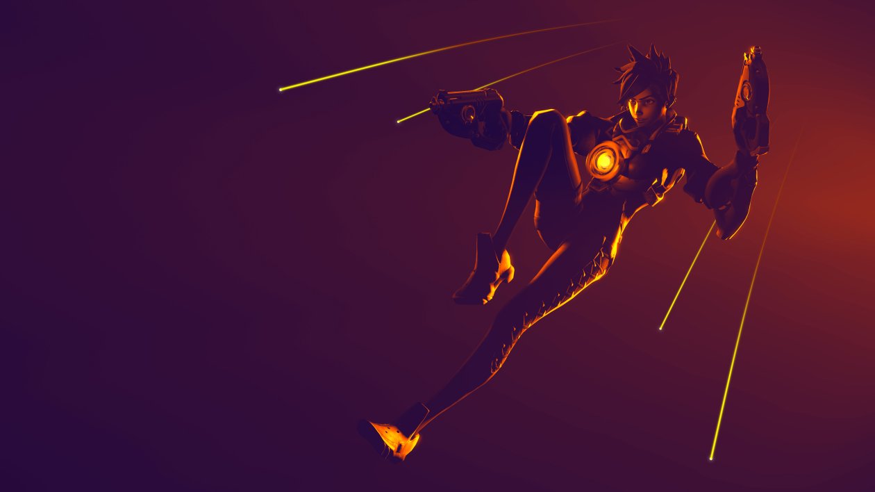 Tracer Ovewatch Art 4k