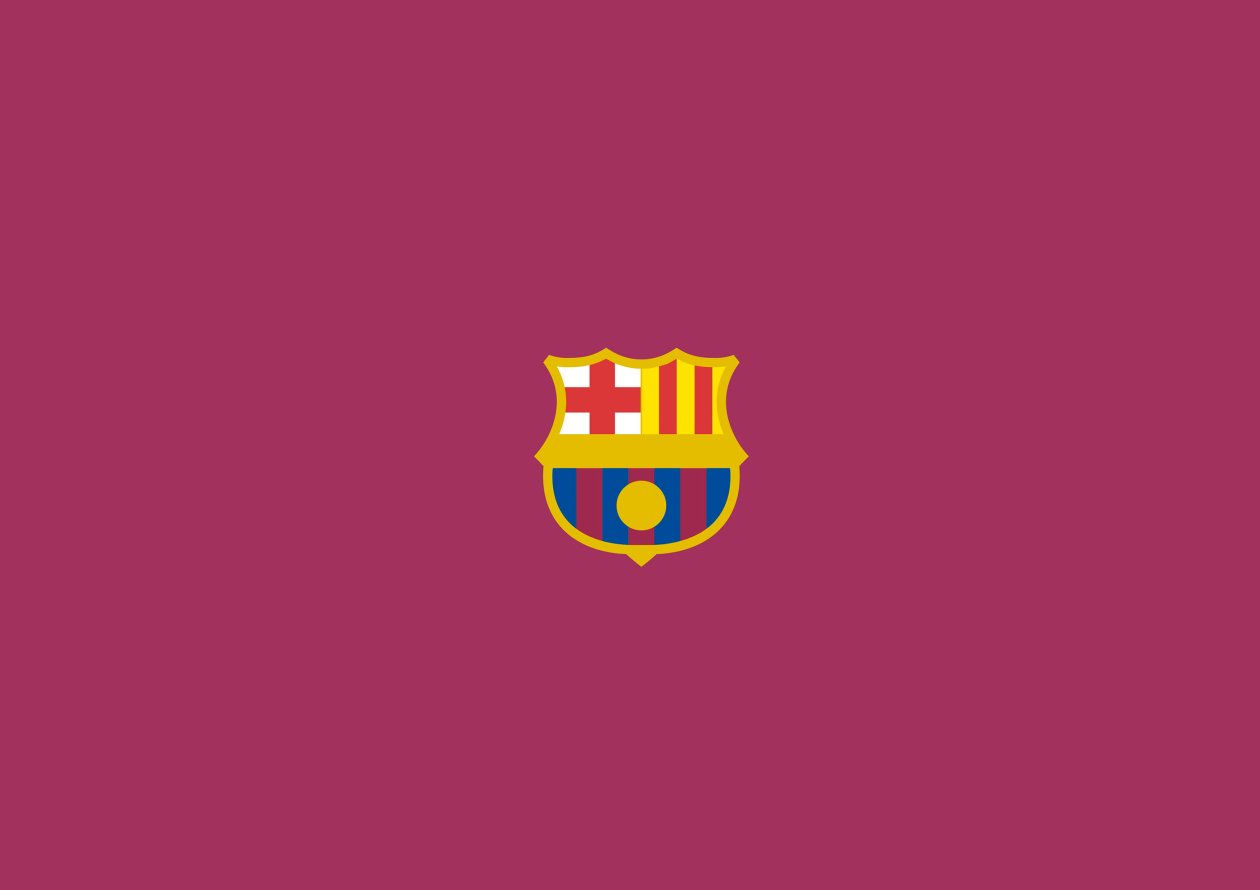 FC Barcelona Logo Minimalism