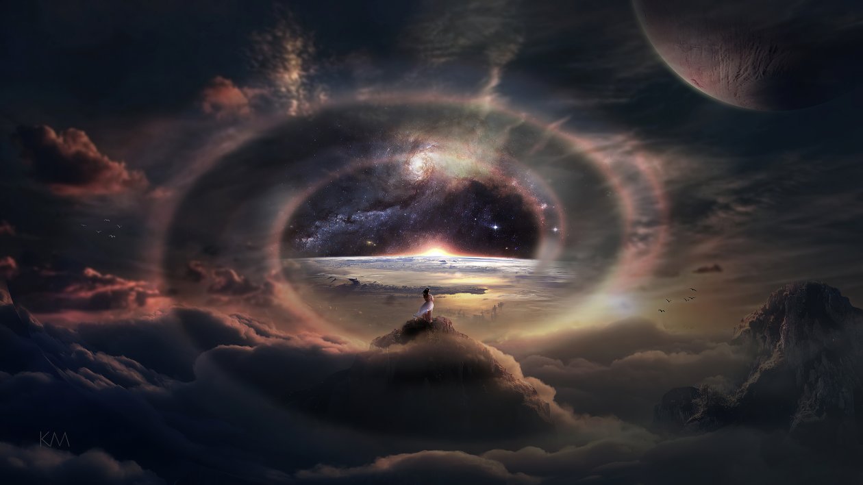 Fond d'écran Beyond The Skies 4k