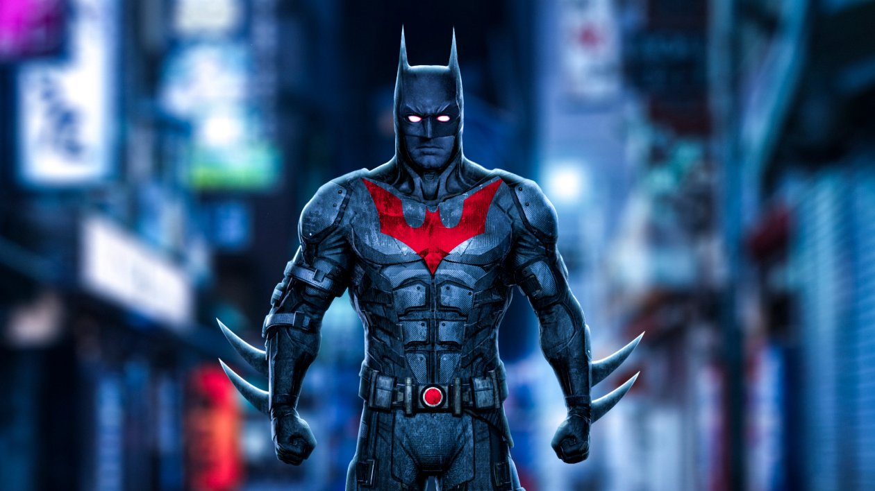 Batman Neon Artwork