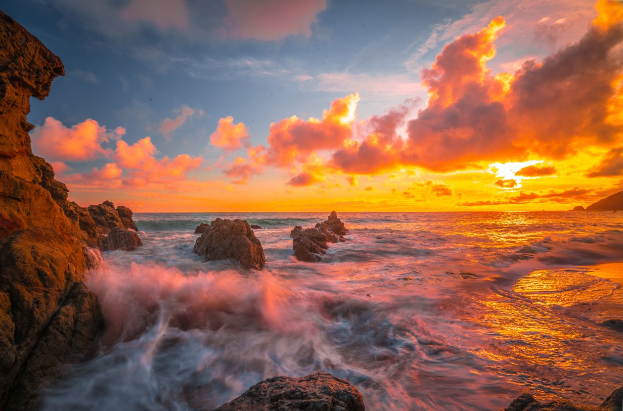 Ocean Sunset 8k