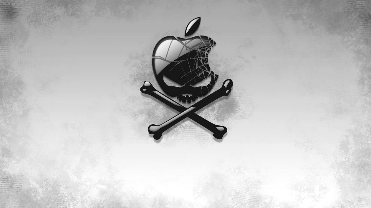 Black Apple Skull
