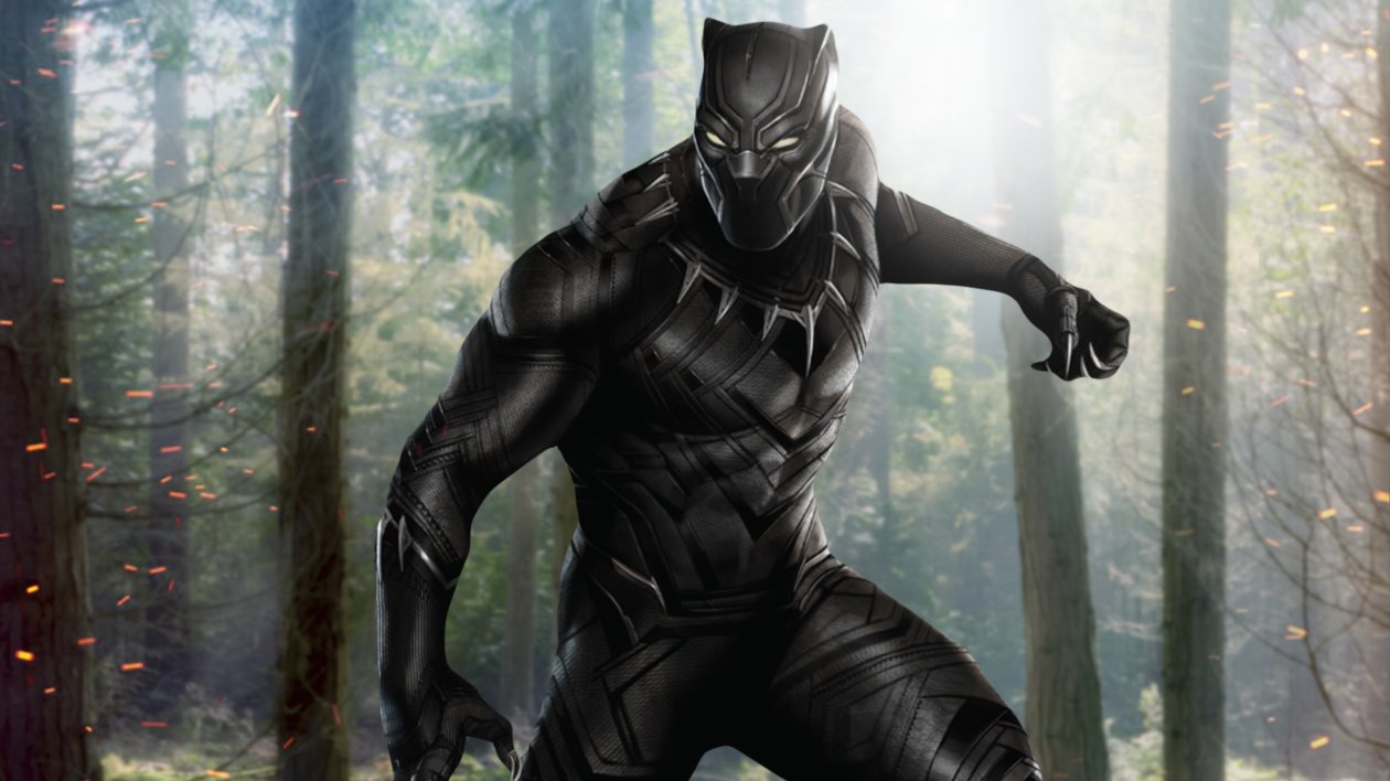 Black Panther In Jungle