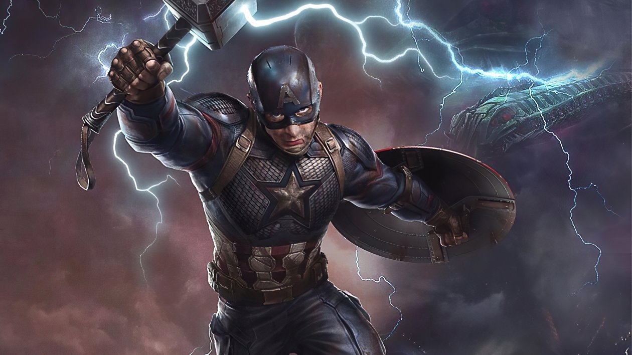 Captain America Powers 4k