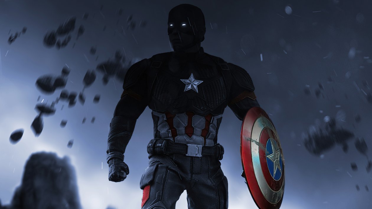 Captain America After Storm 4k