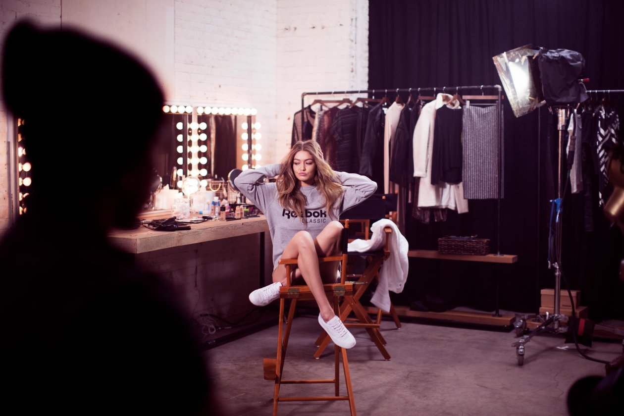 Gigi Hadid Reebok Classic Campaign