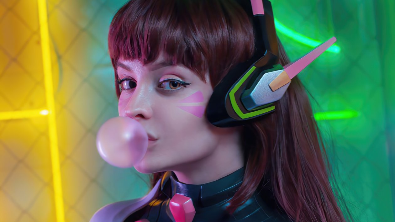 Dva Overwatch Game Cosplay Girl 4k