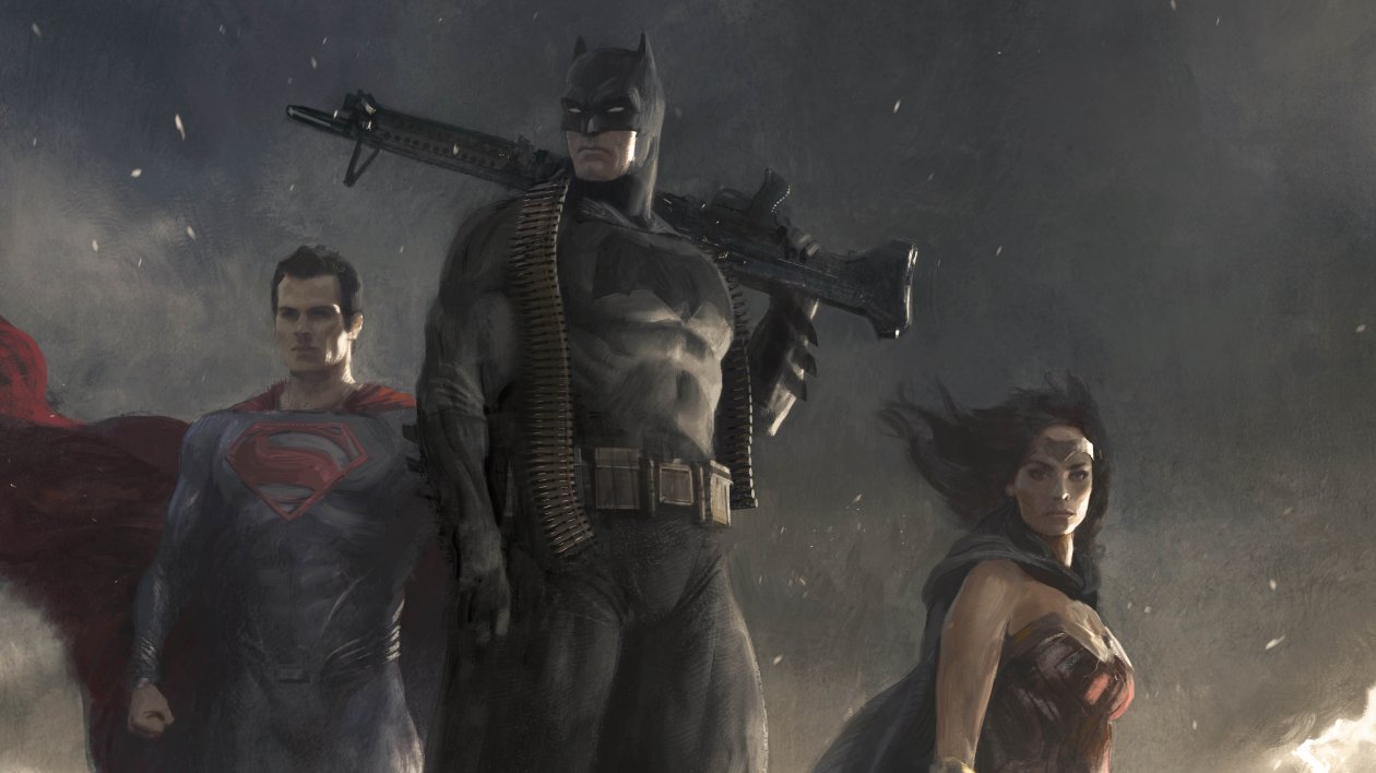 Batman Superman Wonder Woman Art