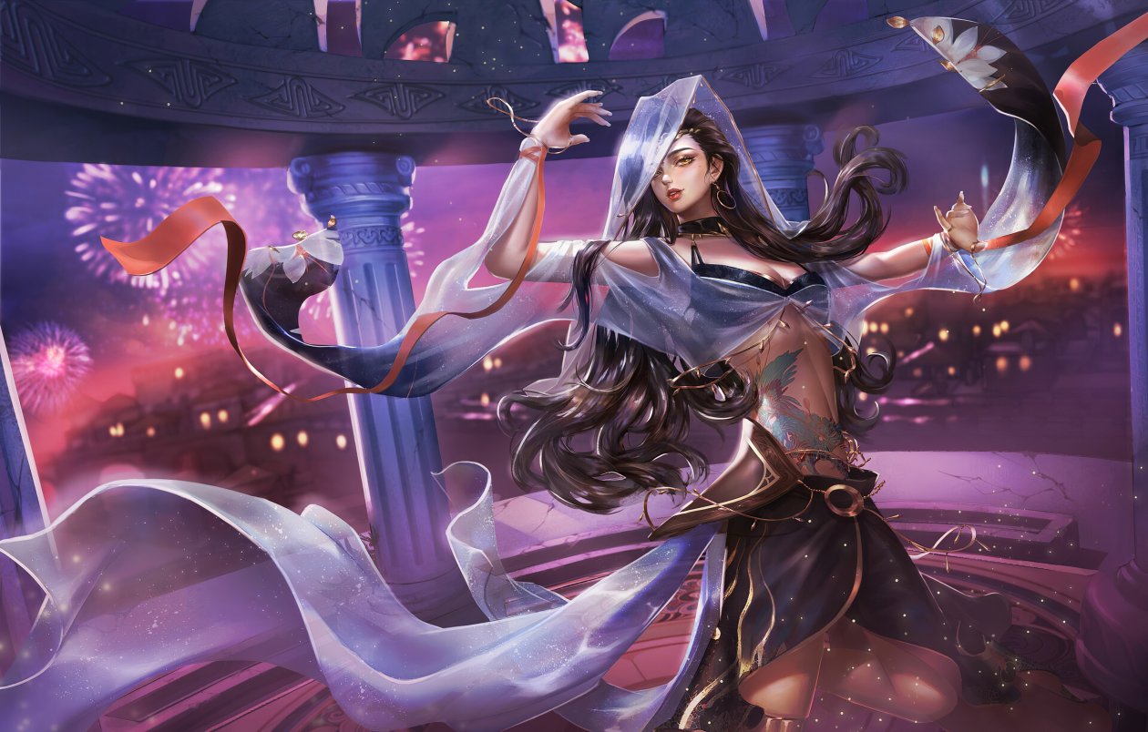 Dark Hair Fantasy Girl 4k