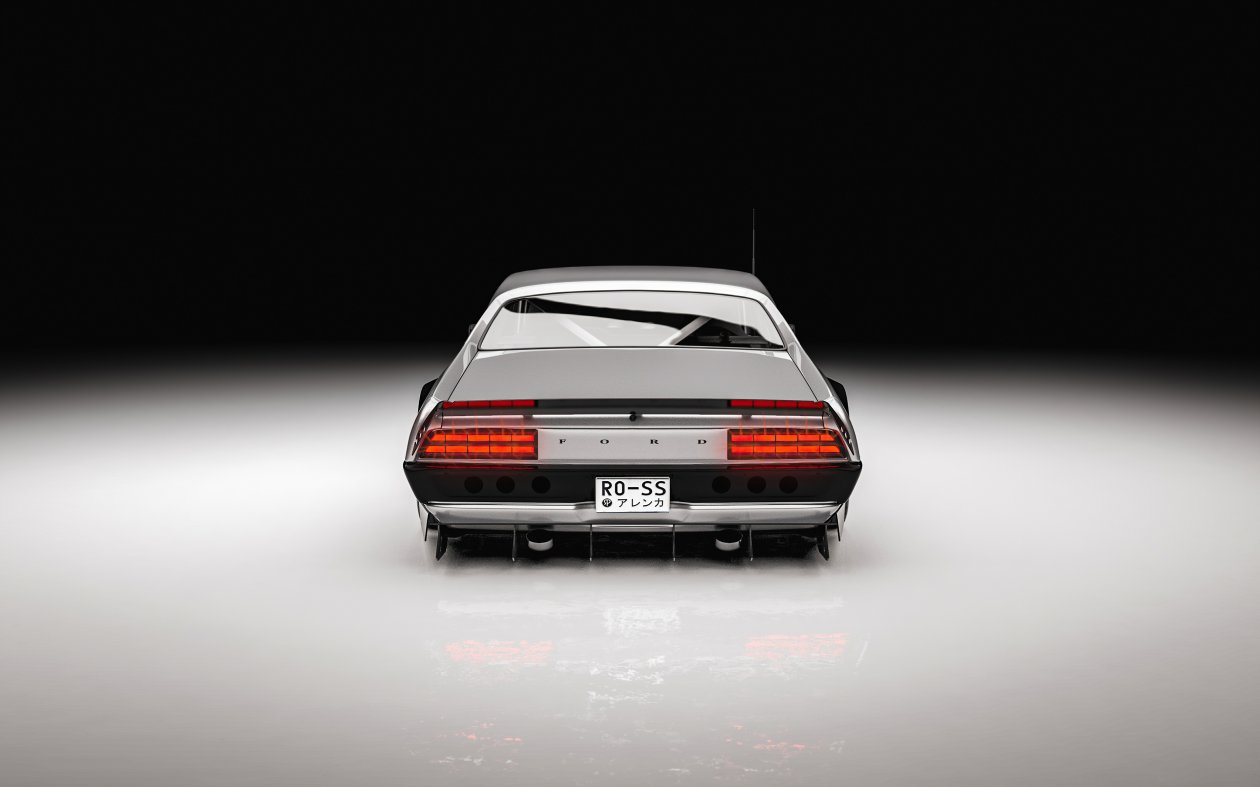 Ford Crazy Falcon Rear 4k