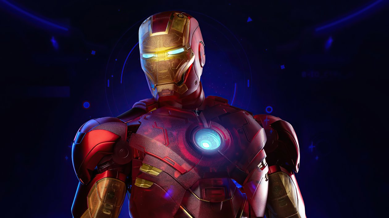 4k Iron Man Holographic