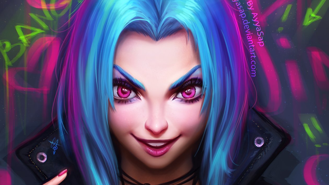 Jinx League Of Legends Arts