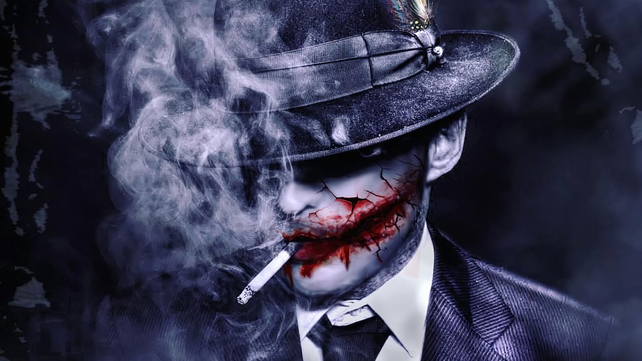 Joker Hat Smoker