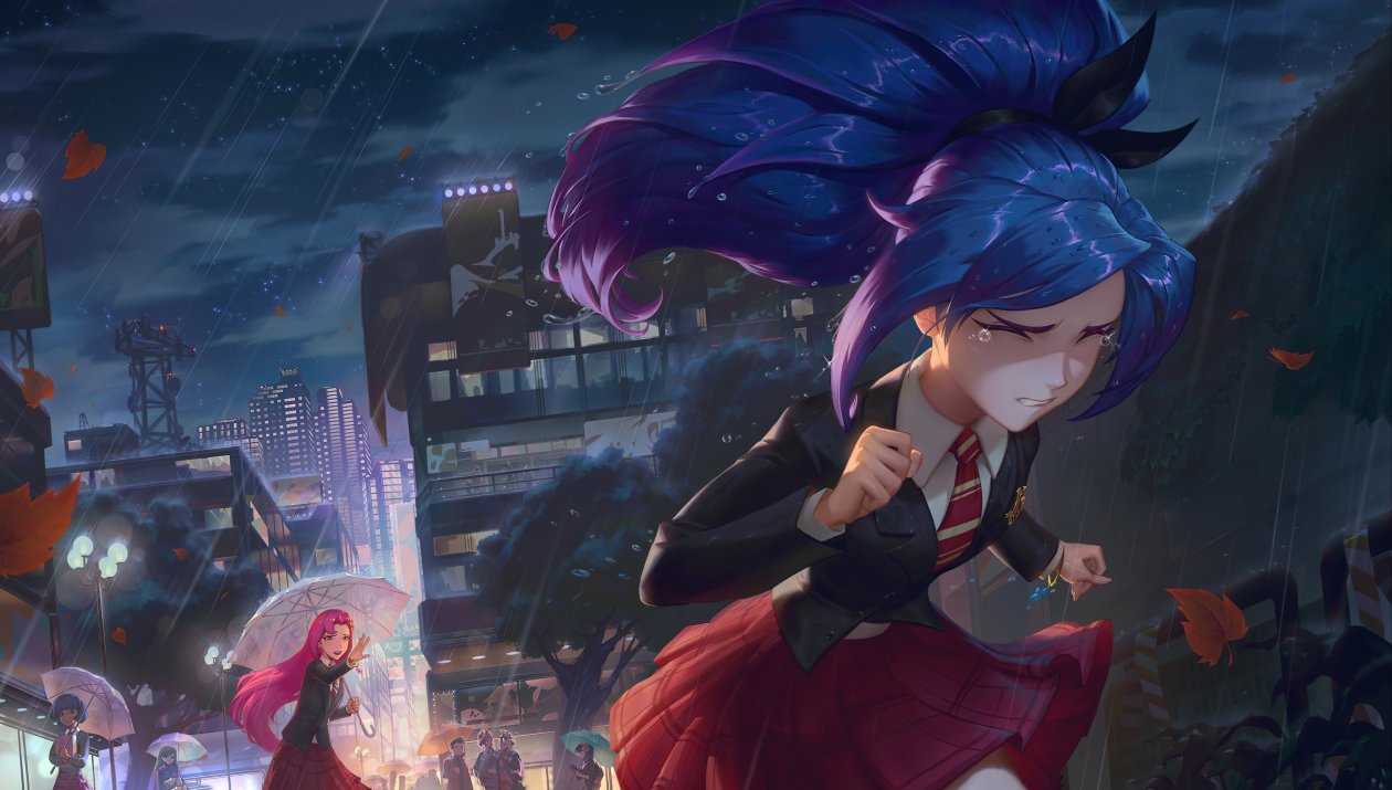 Starguardians Running Away From Kaisa Lol