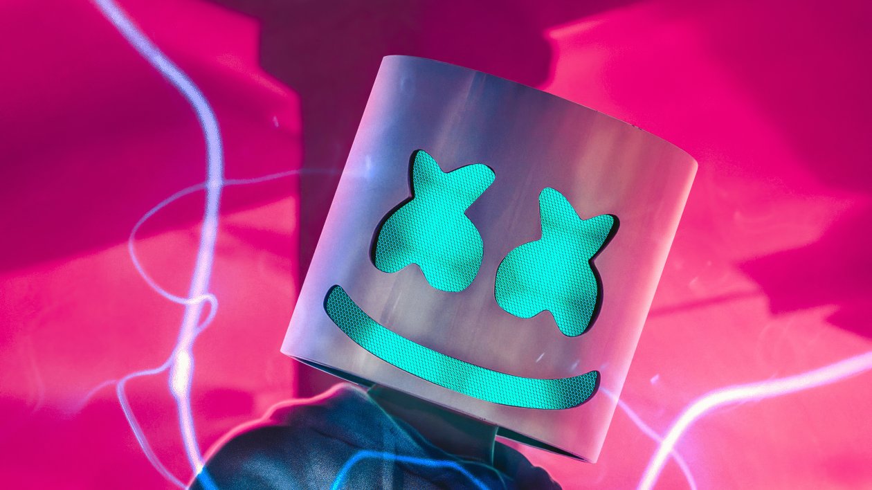 Marshmello Glow 4k