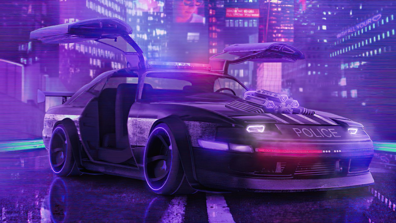 Fantastic Police Punk City 4k
