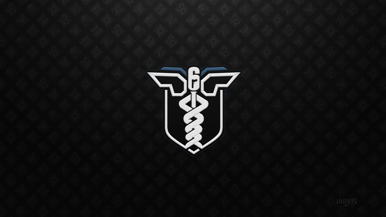 Rainbow Six Siege Minimalist Logo 4k