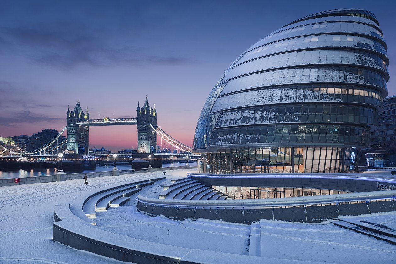 Early Winter Morning In London 8k