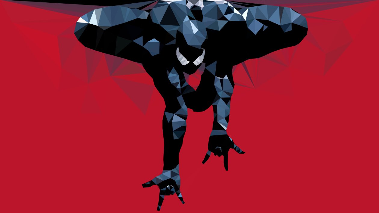 Sinister Spider Man Low Poly Art