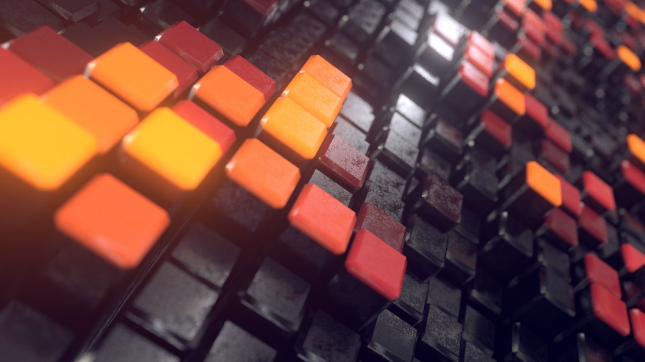 3d Cubes Abstract 4k