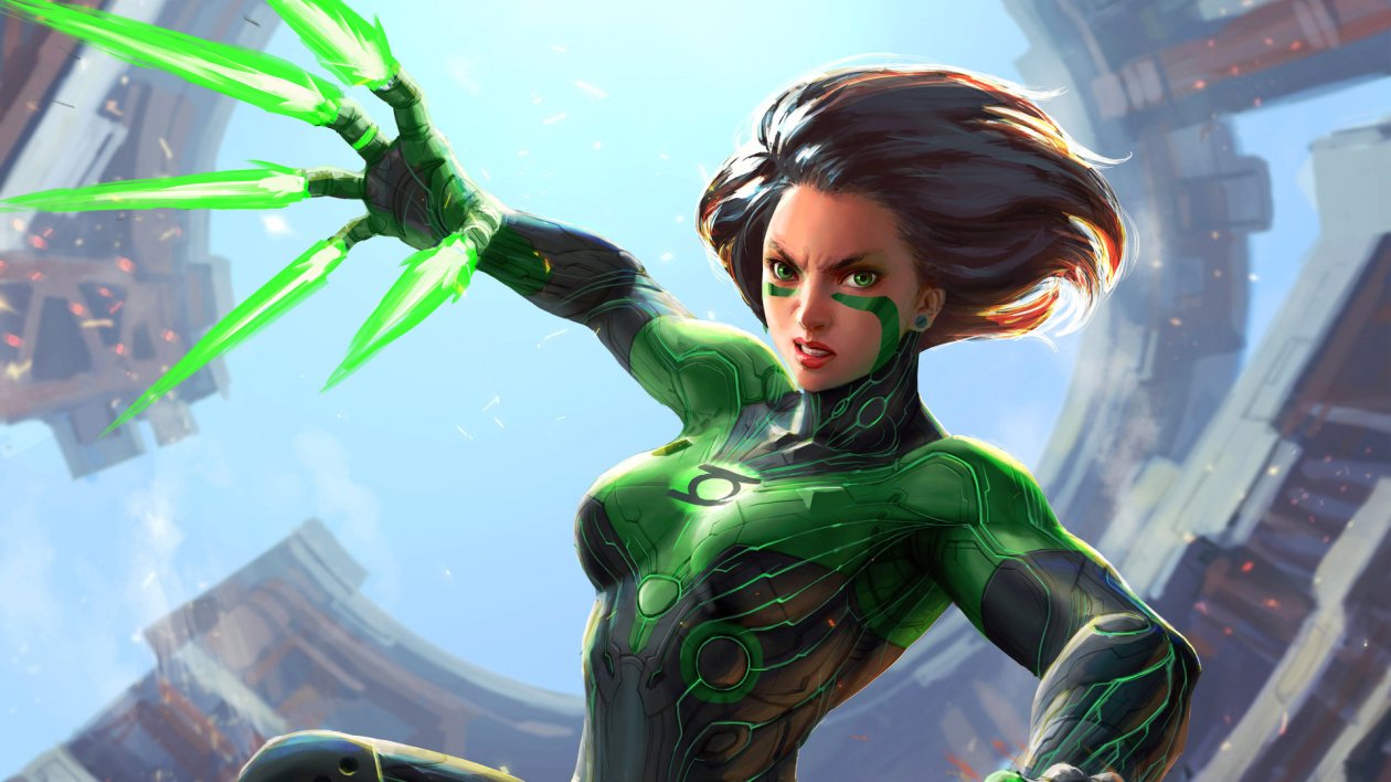 Green Alita Battle Angel