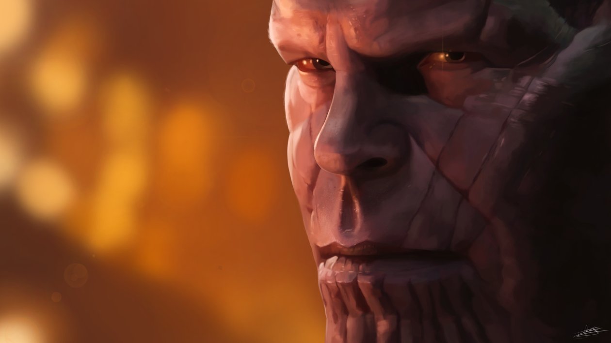 Thanos In Avengers Infinity War Artwork