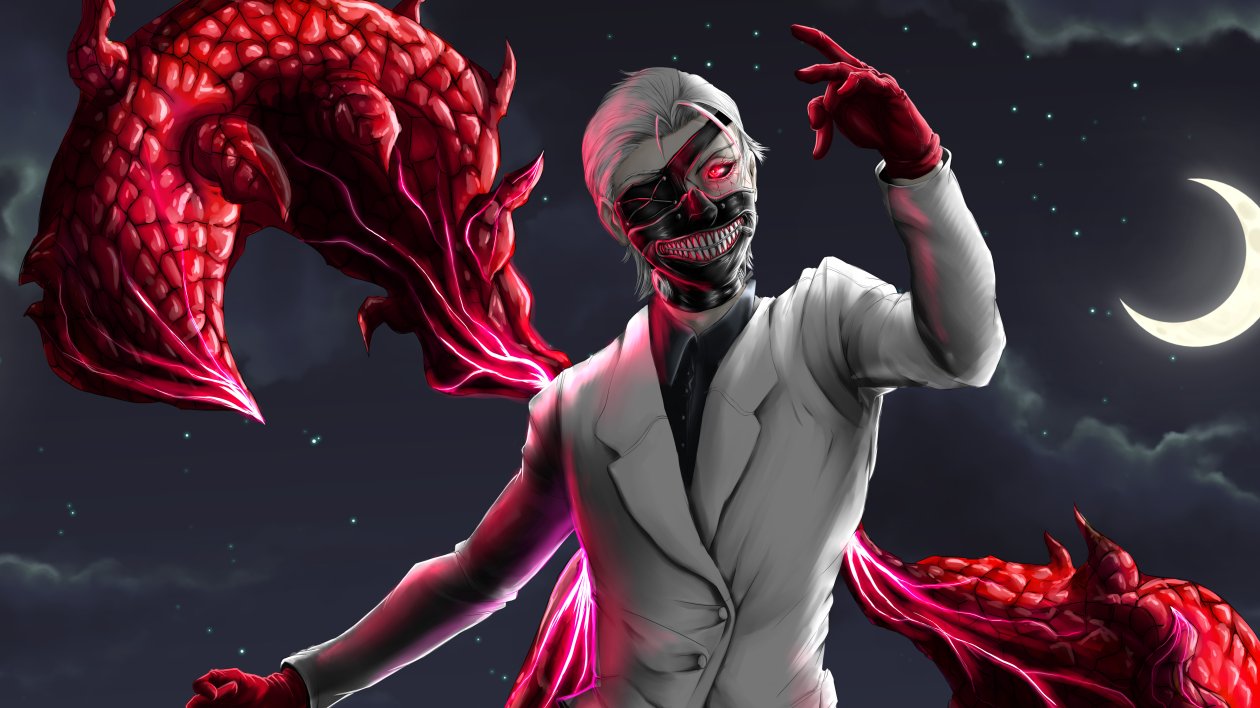 Ken Kaneki Tokyo Ghoul 5k Artwork