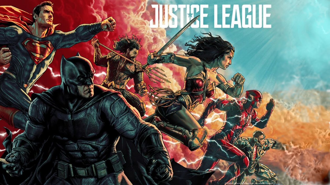 Justice League Poster 4k