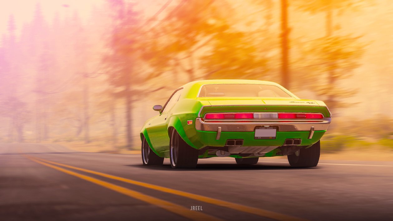 1970 Dodge Challenger RT From The Crew 2 Rear