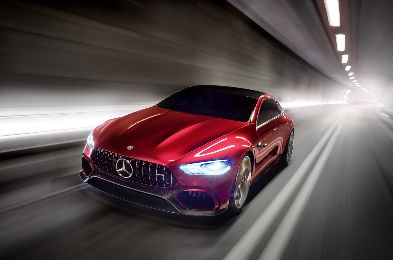 Mercedes Amg GT 2017 4k