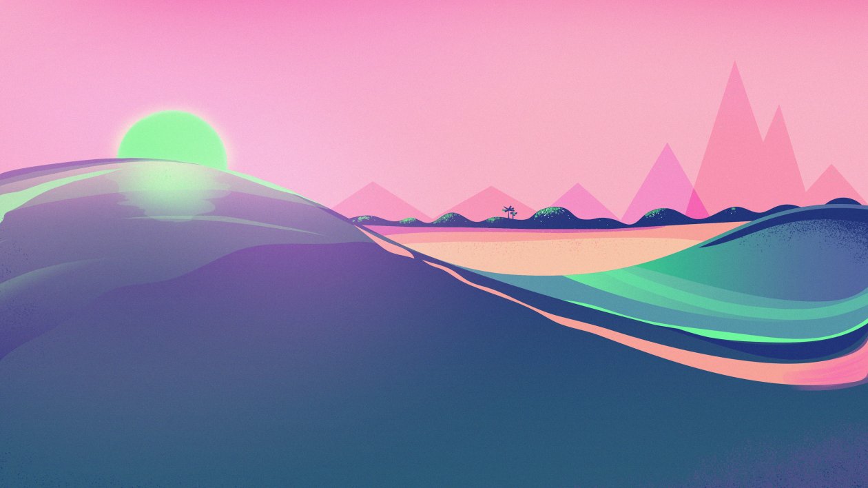 Retro Wave Artistic 4k