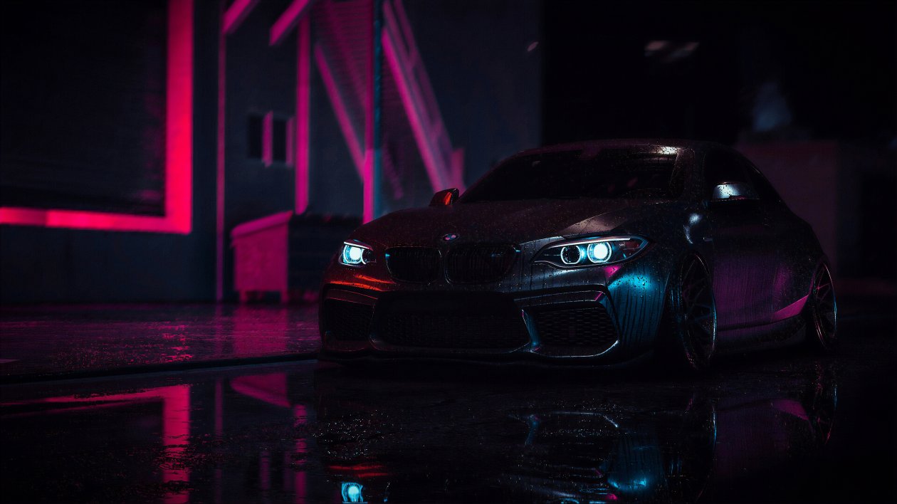 Bmw M2 Nfs Raining 4k