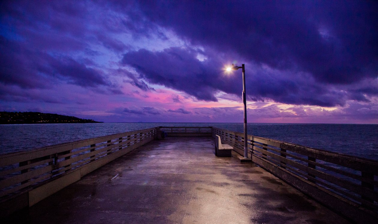 Beautiful View From The Dock 4k