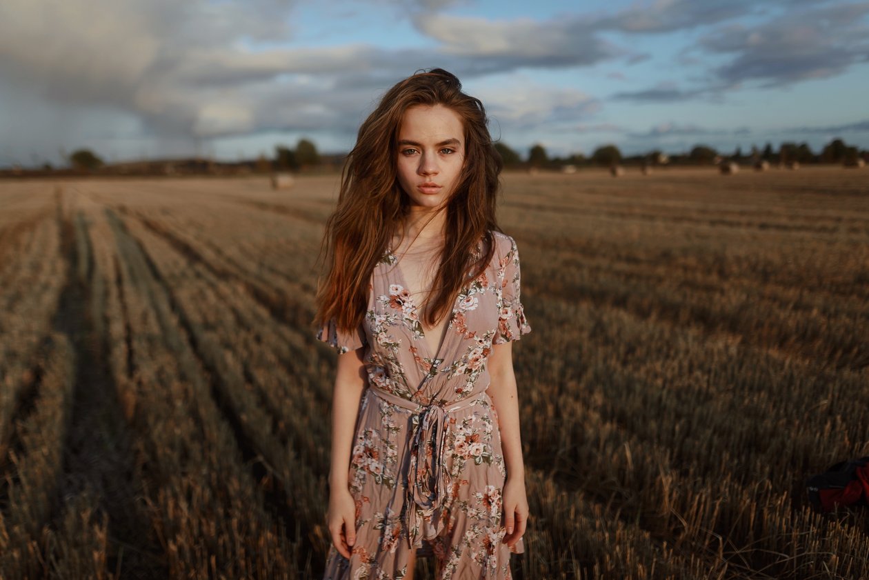 Girl Field Outdoor