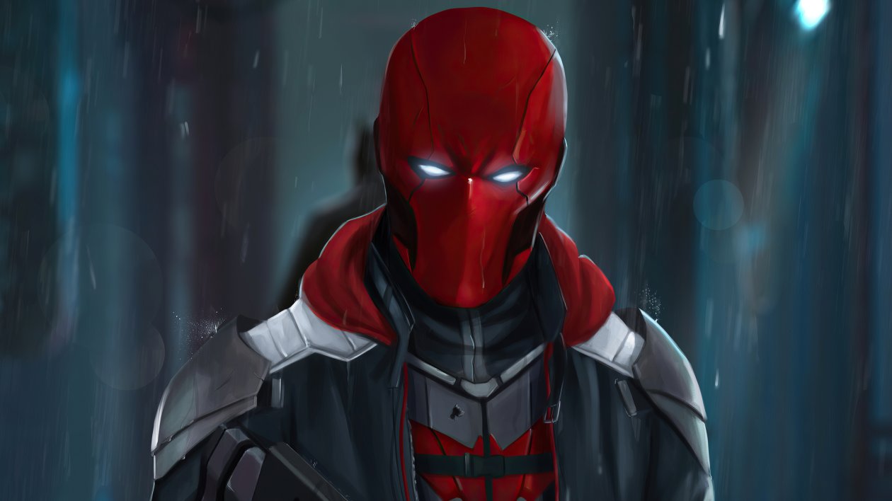Red Hood Mask 2020 4k