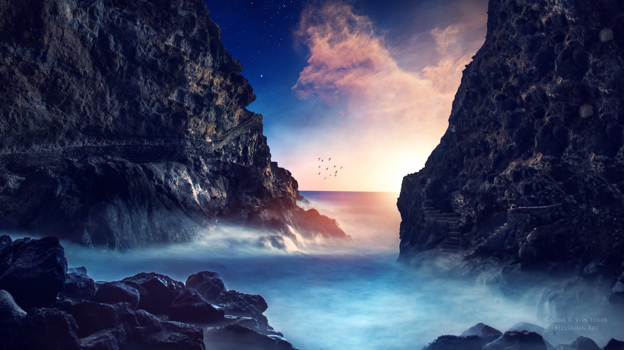 Rocks Dreamscape 4k